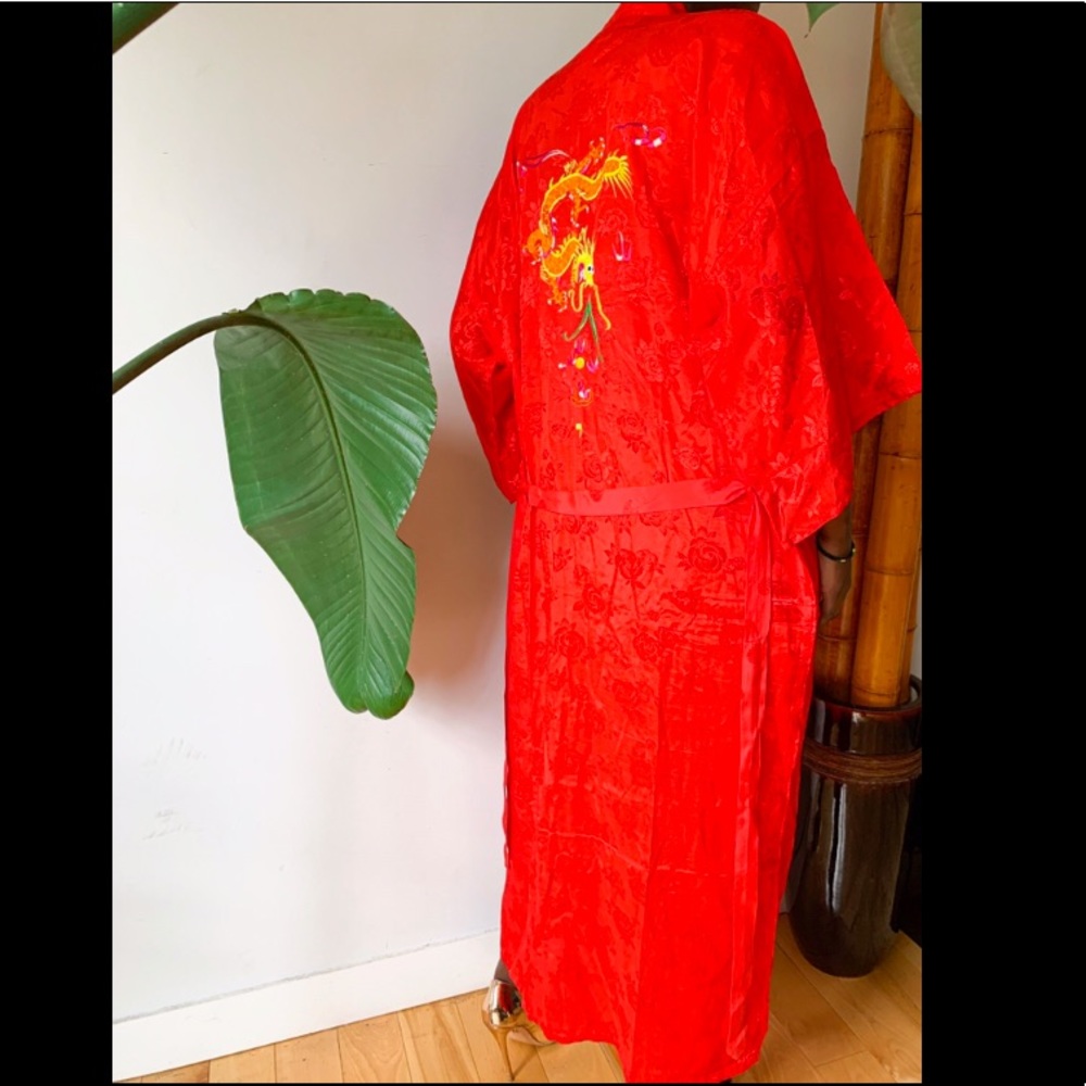 Vintage Red Kimono